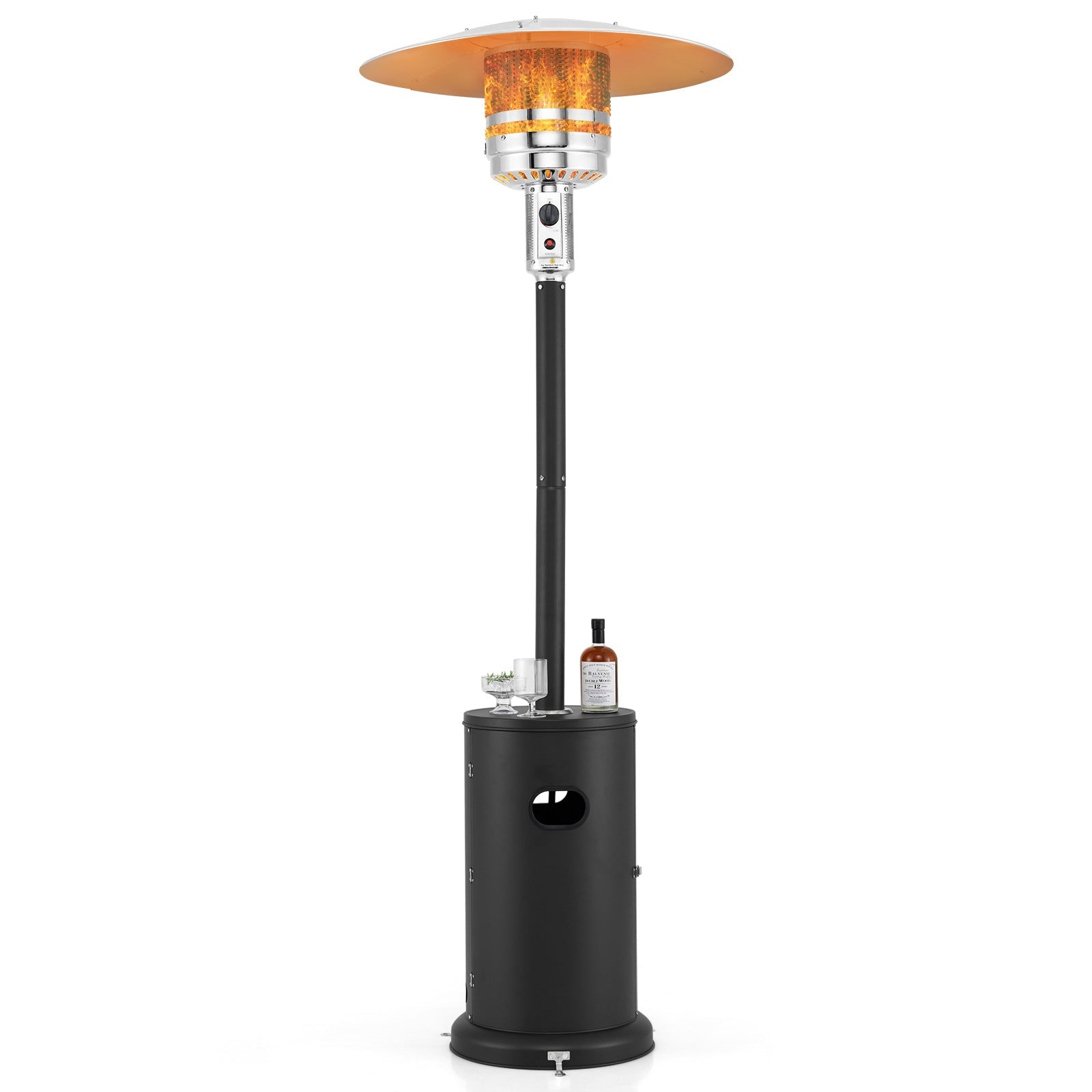 50000 BTU Propane Patio Heater with Round Table Design