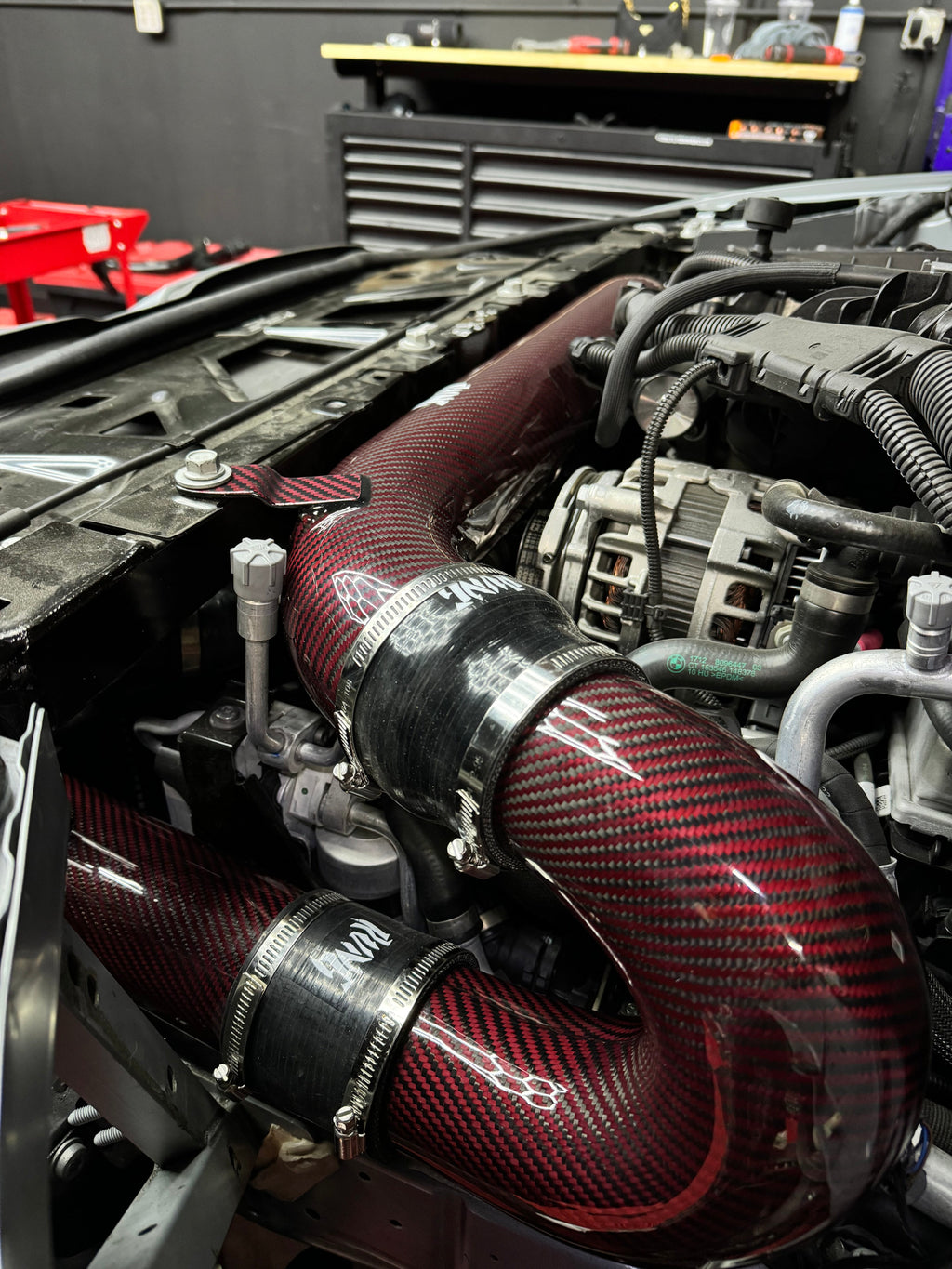 Rvng (G80,G82,G87) V2 S58 Full Carbon Front Mount Intake Kit