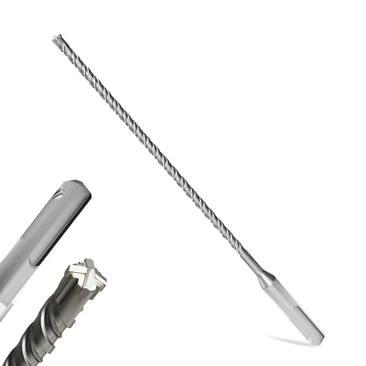 SDS Plus Rotary Hammer Drill Bits, (3/16"*8"-5mm*210mm) - 4 Carbide Cutting Edges, Ideal for Masonry| Heavy-Duty Masonry |Hammer Drill Bits for Precision Drilling