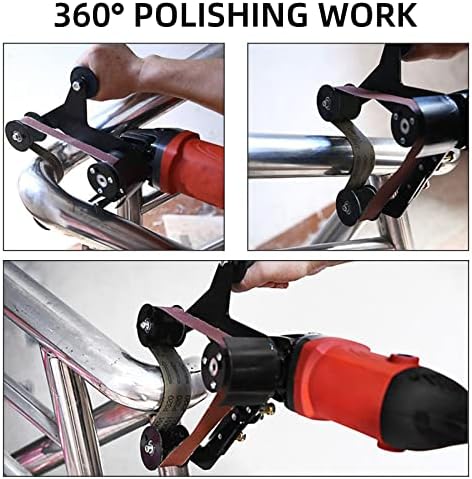Belt Sander Attachment Grinder YSJWAER - Adapter Angle Grinder Sanding Attachment Polisher 5/8-11 Thread