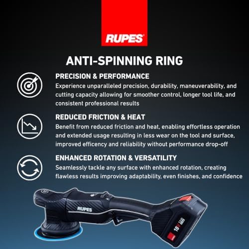 RUPES BigFoot HLR15 iBrid Random Orbital Polisher - Tool Only