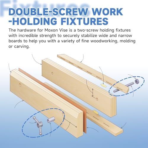 Moxon Vise Hardware Kit for Taytools Woodworking Workbench Tool