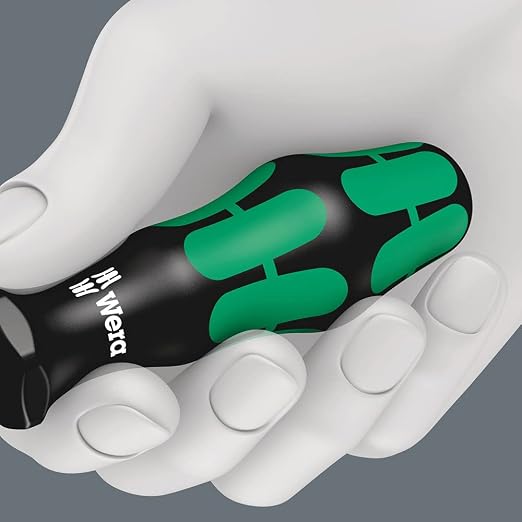 WERA 05105650001 334/6 Rack Screwdriver Set Kraftform Plus Lasertip and Rack, 6 Pieces