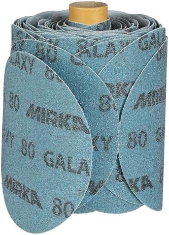 Mirka - Abrasive Sheets - Galaxy Sandpaper PSA 5 inch grit 80