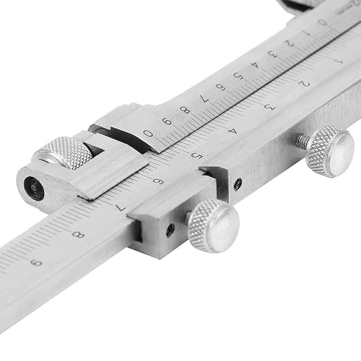 Stainless Steel Height Vernier Caliper Gear Tooth Altitude Slide Marking Ruler