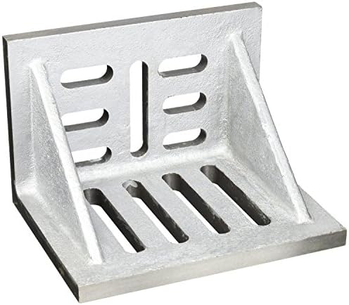 HHIP 3402-0312 12 x 9 x 8" Slotted Angle Plate, Webbed