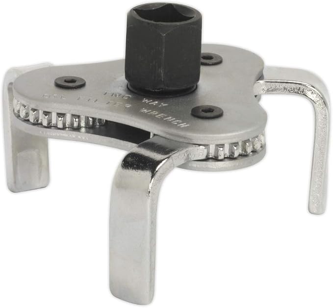 Sealey Ak642 Oil Filter Wrench Claw Type 63-103Mm Capacity 3/8 and 1/2Sq Drive