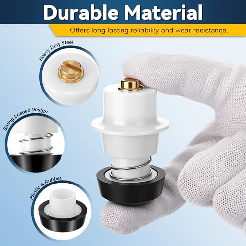Screwdriver Control Stop Repair Kit, Compatible with Sloan, Replacement Parts Compatible with Sloan Flushometers H-540, H-600 & H-700 Series Control Stops (1 Pack,1")