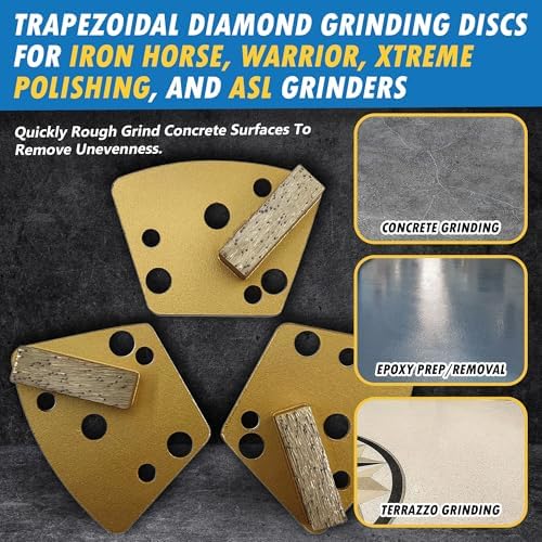 Single-Seg Grinding Discs for ASL XPS Ironhorse, #30/40 Grit, Soft Bond