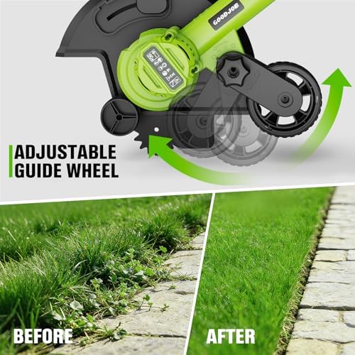 Cordless Lawn Edger, 20V Battery Powered Edger for Lawns Sidewalk