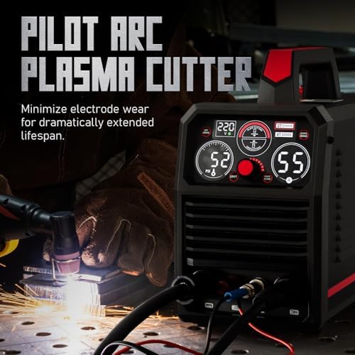 YESWELDER 55A Plasma Cutter, 2-in-1 Plate and Grid Cutting, 110/220V
