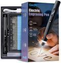 Engraving Pen for Metal, Wood, Glass and Plastic, Gift for Teens, Black