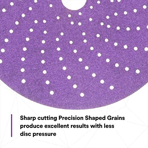 3M Cubitron II Hookit Clean Sanding Abrasive Disc, 737U, 31373, 6 in, 150+