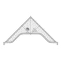 Creative Grids Machine Quilting Tool Chevy – CGRQTA7 – Made in USA, Non-Slip Grip Acrylic Quilting & Sewing Template Ruler for Free-Motion Quilt Patchwork Design on Domestic Sewing & Longarm Machines