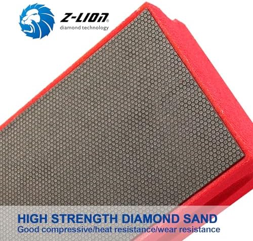 Z-Lion Diamond Hand Polishing Pads Electroplated Grit 200 for Glass Stone