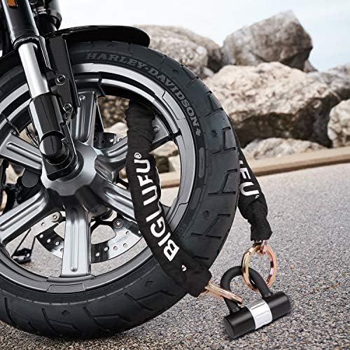 Motorcycle Chain Lock, 4FT Heavy Duty Anti Theft Bike Lock Chain