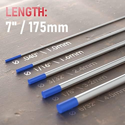YESWELDER TIG Welding Tungsten Electrode 2% Lanthanated