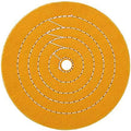SCOTTCHEN Buffing Polishing Wheel Yellow 8 inch (50 Ply) for Bench Grinder 5/8" Arbor Hole - 1pcs