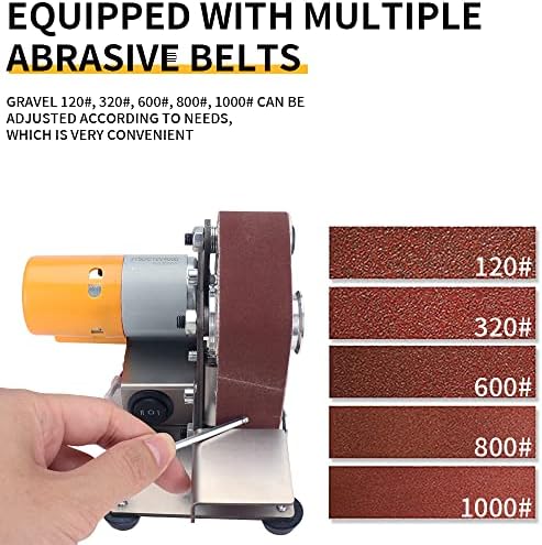Mini Belt Sander Electric Knife Sharpener Polishing Grinding Tool