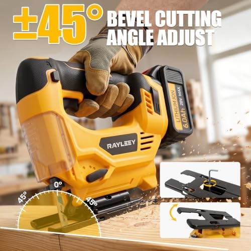 Cordless Jigsaw Compatible With Dewalt 20V MAX Battery (No Battery)