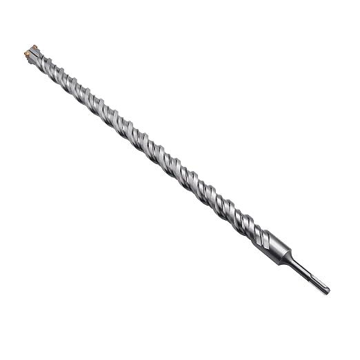 1 inch X 16 inch SDS Plus Rotary Hammer Drill Bit, Concrete Drill Bit for Concrete, Brick, Cement and Stone,16 inch Length (16" Length, 1" Diameter)