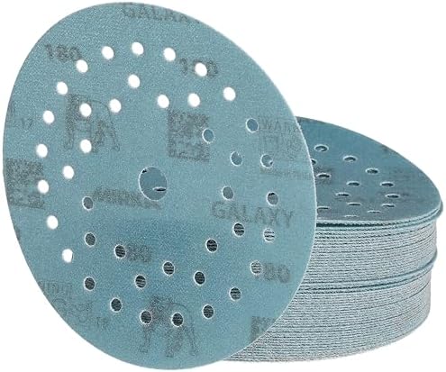 Mirka Galaxy Multifit Sandpaper 5 inch Grit 180 50 Discs Pack