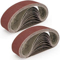 SI FANG Premium Sanding Belts Set 13x1.2 inch for Mini Electric Belt Sander
