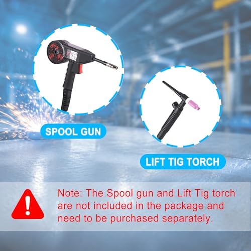 Plasma Cutter Welder Combo Non-HF Pilot Arc & Welding Gloves