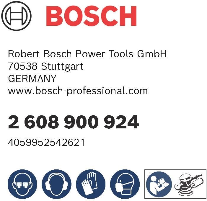 Bosch Professional 50x Expert C470 Sandpaper (Ø 150 mm, Grit 320, Accessories Orbital Sander)