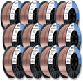 PGN ER70S-6 Mild Steel .035" (12 Pack) Solid MIG Welding Wire 10 lb