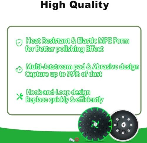 202458 Soft Sanding Pad Replacement for Festool ETS 150 EQ Sander 6 Inch