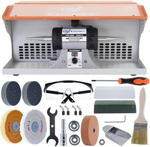 1200W Jewelry Polisher with Display Screen Variable Speed