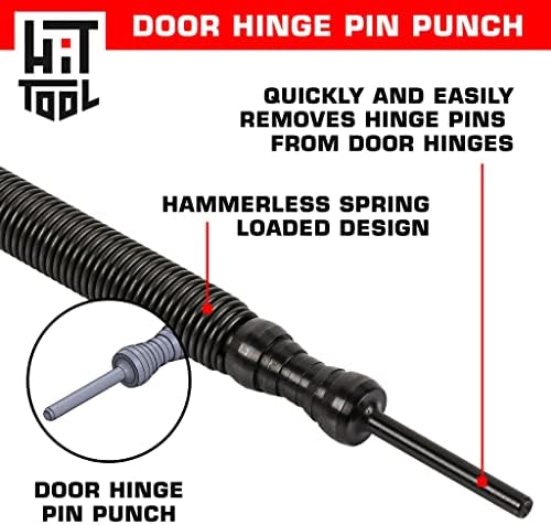 HIT Tool - Spring Punch Pin Set - Four Tip Sizes - Brass