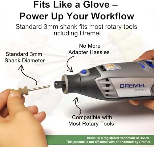 Leather Burnishing Bits for Rotary Tools – Complete Edge Finishing