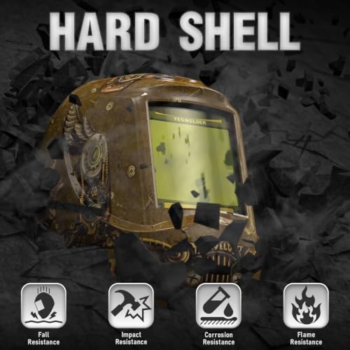 YESWELDER Auto Darkening Welding Helmet, Large View, LYG-M800H-ST