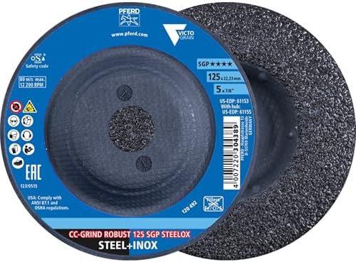 PFERD Tools CC-Grind-Robust Grinding Disc, 5" x 7/8", Part 61153