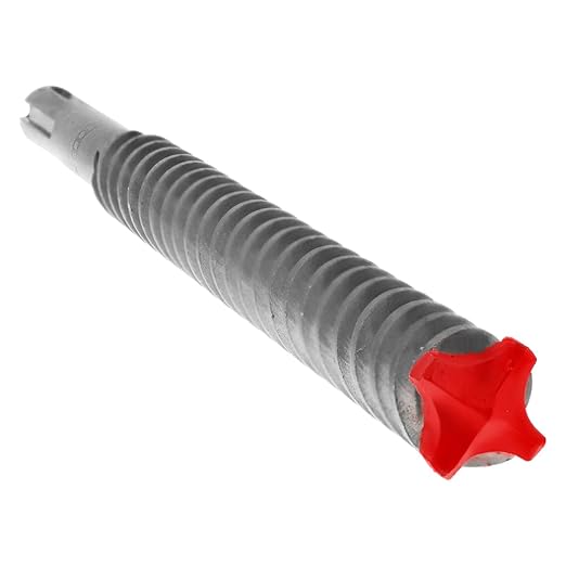 Diablo Rebar Demon SDS-Max 4-Cutter Full Carbide Head Hammer Drill Bit - 1-1/8" Diameter, 29" Length, 24" Working Length - DMAMX1270