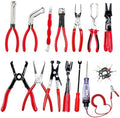 14PCS Automotive Electrical Disconnect Pliers Set: High-Carbon Steel