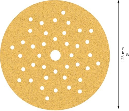 Bosch Professional 50x Expert C470 Sandpaper (Ø 125 mm, Grit 80, Accessories Orbital Sander)