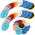 36 Pcs Granite Polishing Kit, 4 Inch 50-6000 Grit Diamond Polishing Pads