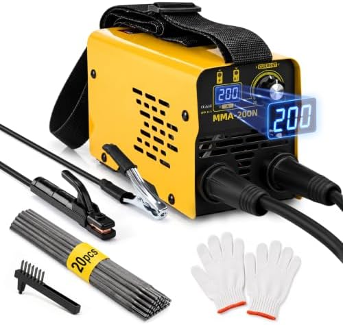 200Amp 110V MINI Portable Stick Welder Machine w/ 20pcs Rods