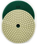 7" Pro Series Dry Stone/Concrete Polishing Pads, Turbo Style, 800 Grit