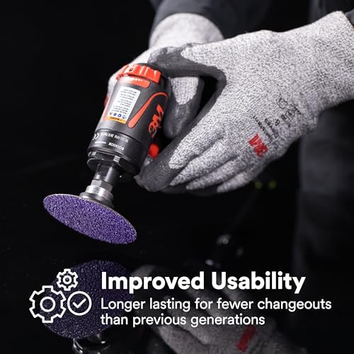 3M Cubitron 3 Roloc Fibre Disc, 33490, 60+, 2 in, Precision Shaped Ceramic Grain, Quick Change Abrasive Disc for Grinding, Weld Blending, Deburring, High Cut Rate and Long Life, Pack of 15