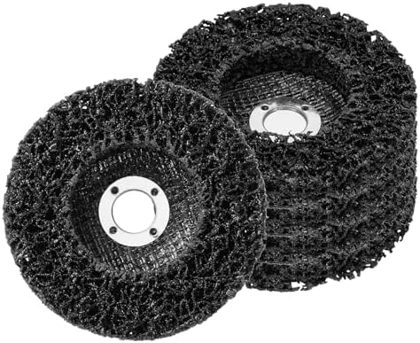 5Pcs 4" x5/8"(Arbor) Paint Stripper Discs for Angle Grinder Black