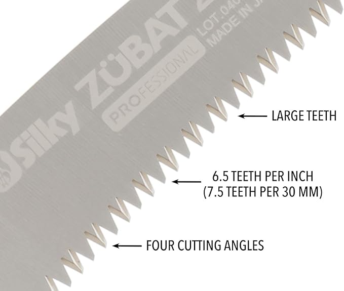 Silky ZUBAT Professional Curved Hand Saw 240mm Large Teeth (270-24)