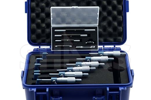 Shars 0-6" x 0.0001" Outside Micrometer Set (6 pcs) 303-2653N R