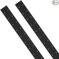 20Inch Black Continuous & Piano Hinges, 2PCS Heavy Duty Stainless Steel Piano Hinge with Hole, 0.05" Thickness/1.2" Open Width Folding Cabinet Door Butt Hinge