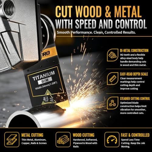 GRENPRO 42-Piece Oscillating Blade Kit for Wood & Plastic Cutting