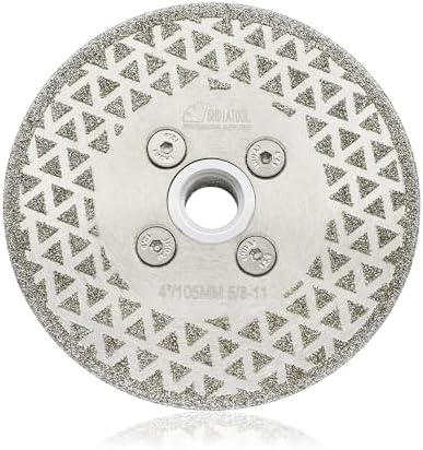 SHDIATOOL 4 Inch Diamond Grinding Disc Cutting Wheel 5/8-11 Arbor for Stone