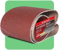 BOSHCRAFT 6 x 48 Inch Belt Sander Sanding Belt, 12 Pack Belt Sander Paper 80/120/150 Grits Assortment Aluminum Oxide Sanding Belts for Belt Sander Knife Sharpening Wood Metal Polishing